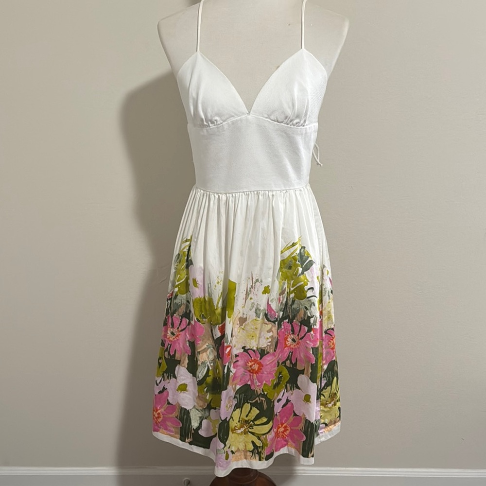 Floral Trina Turk Floral Spaghetti Strap Sundress Size 6